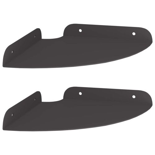 Плаващ рафт с рафт със съхранение 2 pcs Черен 18 x 18 x 2 см