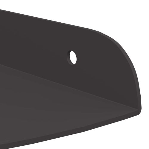 Плаващ рафт с рафт със съхранение 2 pcs Черен 18 x 18 x 2 см