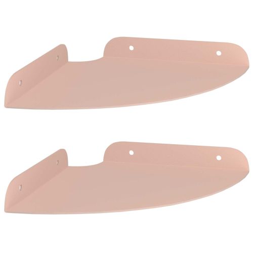 Плаващ рафт с рафт със съхранение 2 pcs Розово 18 x 18 x 2 см