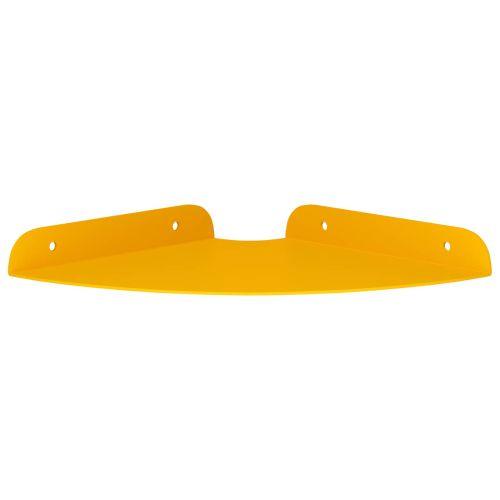 Плаващ рафт с рафт 2 pcs Горчично жълто 18 x 18 x 2 см