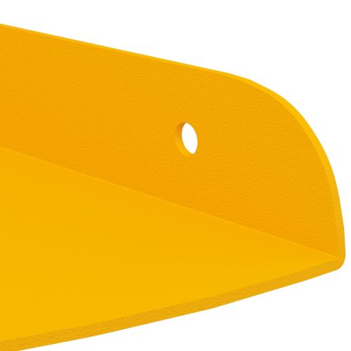 Плаващ рафт с рафт 2 pcs Горчично жълто 18 x 18 x 2 см