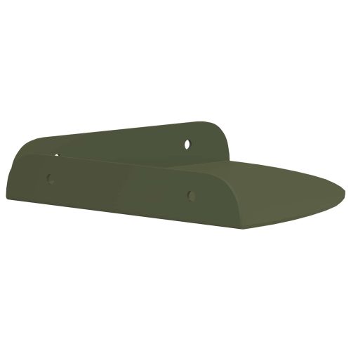 Плаващ рафт с рафт 2 pcs Маслинено зелено 18 x 18 x 2 см