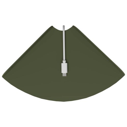 Плаващ рафт с рафт 2 pcs Маслинено зелено 18 x 18 x 2 см