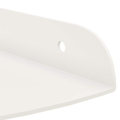 Плаващ рафт с рафт със съхранение 2 pcs Бял 18 x 18 x 2 см