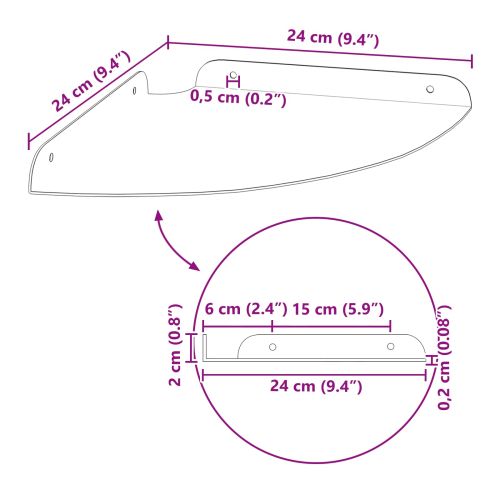 Плаващ рафт с рафт със съхранение 4 pcs Розово 24 x 24 x 2 см