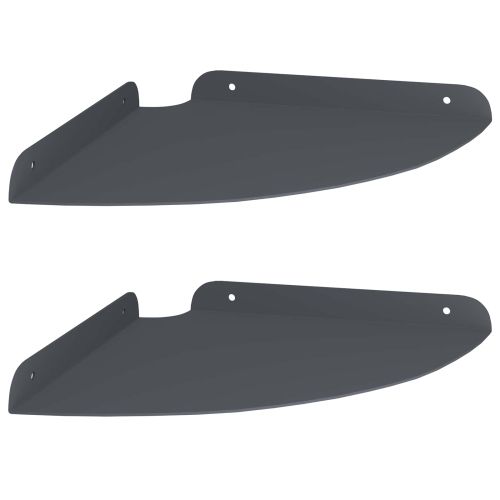 Плаващ рафт с рафт със съхранение 2 pcs Антрацит 24 x 24 x 2 см