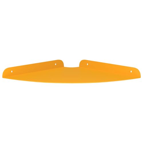 Плаващ рафт с рафт 2 pcs Горчично жълто 24 x 24 x 2 см