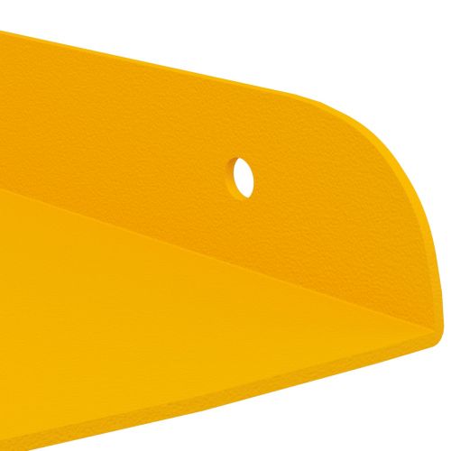 Плаващ рафт с рафт 2 pcs Горчично жълто 24 x 24 x 2 см