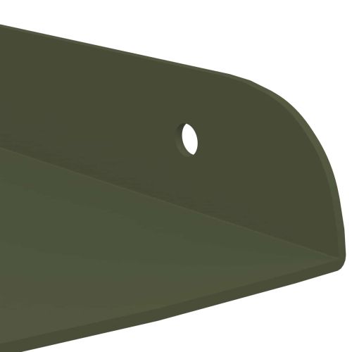 Плаващ рафт с рафт 4 pcs Маслинено зелено 24 x 24 x 2 см