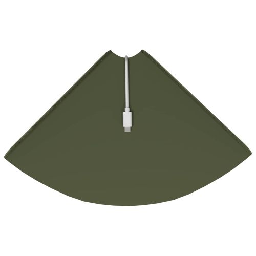 Плаващ рафт с рафт 4 pcs Маслинено зелено 24 x 24 x 2 см