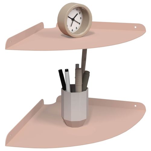 Плаващ рафт с рафт със съхранение 2 pcs Розово 30 x 30 x 2 см