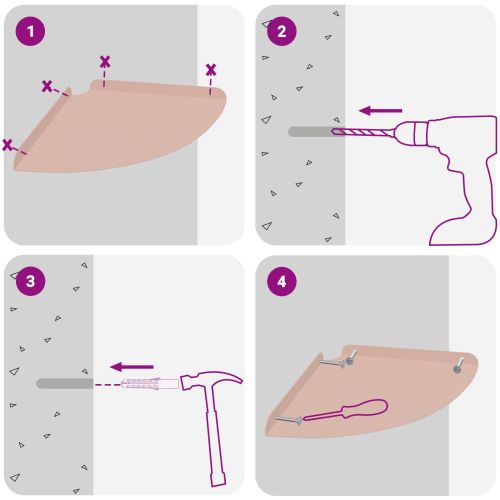 Плаващ рафт с рафт със съхранение 2 pcs Розово 30 x 30 x 2 см