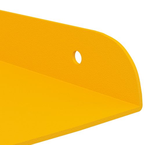 Плаващ рафт с рафт 4 pcs Горчично жълто 30 x 30 x 2 см