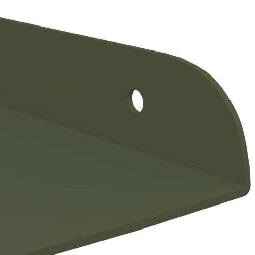 Плаващ рафт с рафт 2 pcs Маслинено зелено 30 x 30 x 2 см