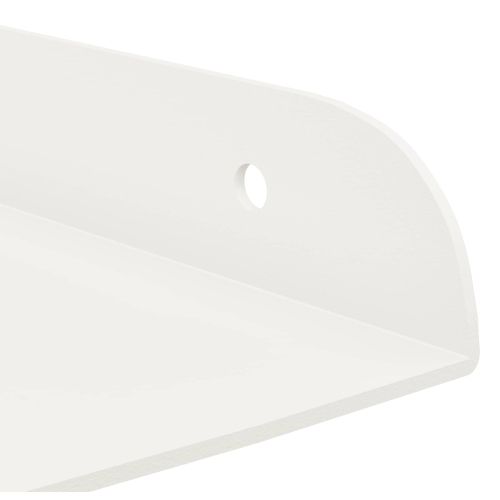 Плаващ рафт с рафт със съхранение 4 pcs Бял 30 x 30 x 2 см