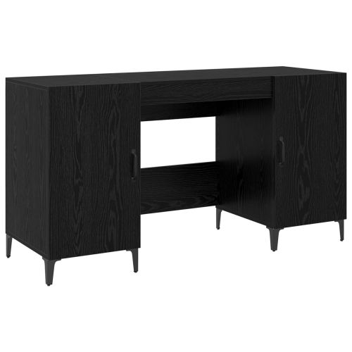 Бюро със съхранение Черния дъб 140 x 50 x 75 см Инженерно дърво