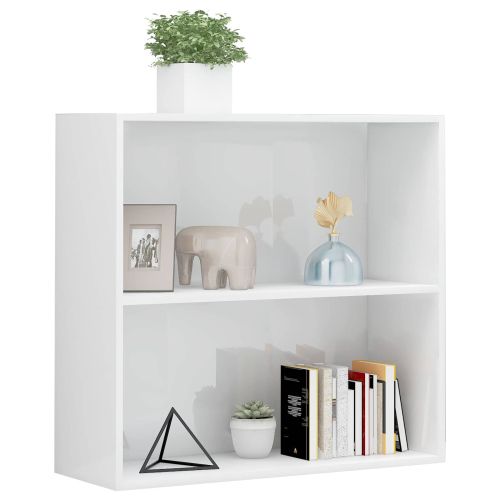 Самостоятелен шкаф за книги Инженерно дърво