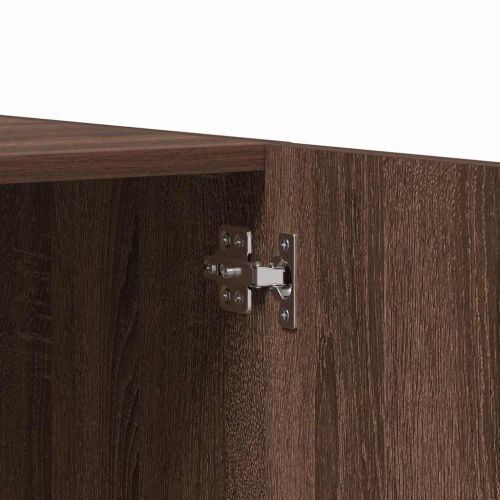 Гардероб, кафяв дъб, 90x52x200 см, инженерно дърво