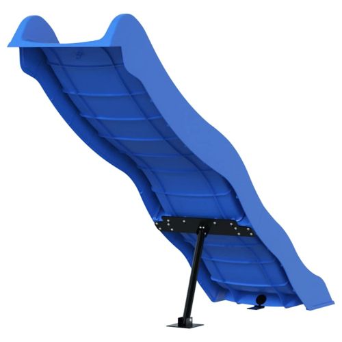Пързалка за игра синя 174x38 см полипропилен