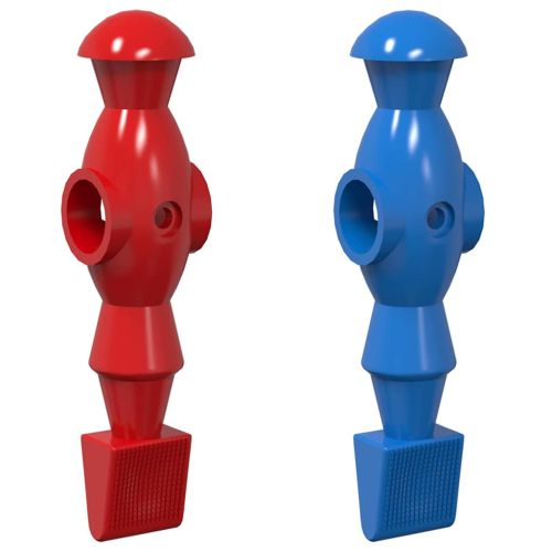 Играчите на масата за футбол 22 pcs Син и Червен ПП