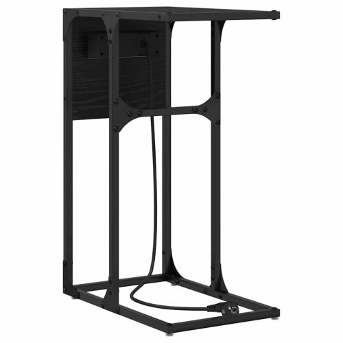 Нощен шкаф Черния дъб 41,5 x 26 x 60,5 см Инженерно дърво