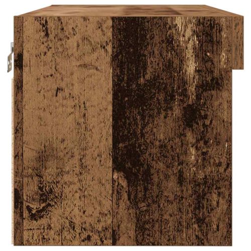 Комплект ТВ шкаф с LED 2 pcs Старо дърво 80 x 30 x 30 см