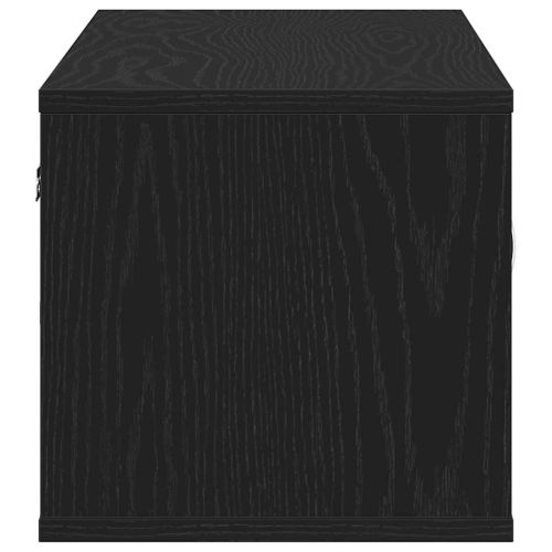 Стенен рафт с рафт Черния дъб 102 x 30 x 29 см Инженерно дърво
