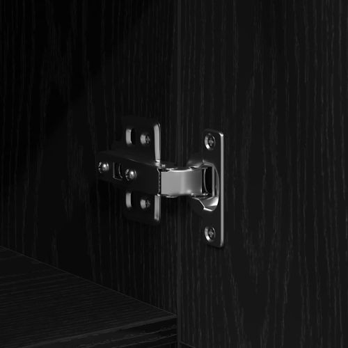 Служебен шкаф 2 pcs Черния дъб 30 x 30 x 70 см Инженерно дърво