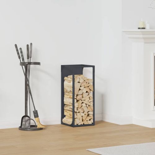 Стойка за дърва за огрев Антрацит 25x25x60 cm