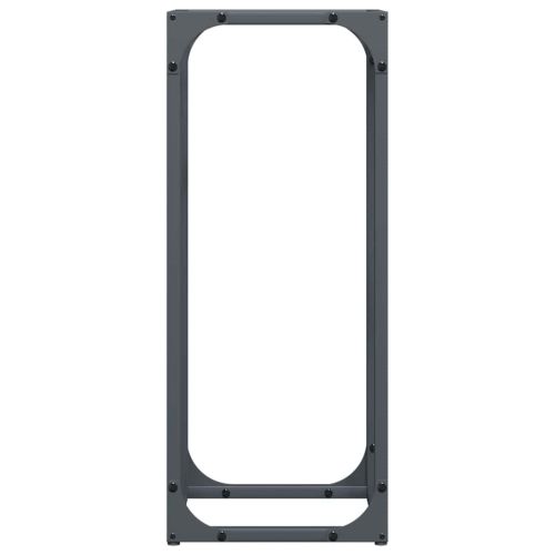 Стойка за дърва за огрев Антрацит 25x25x60 cm