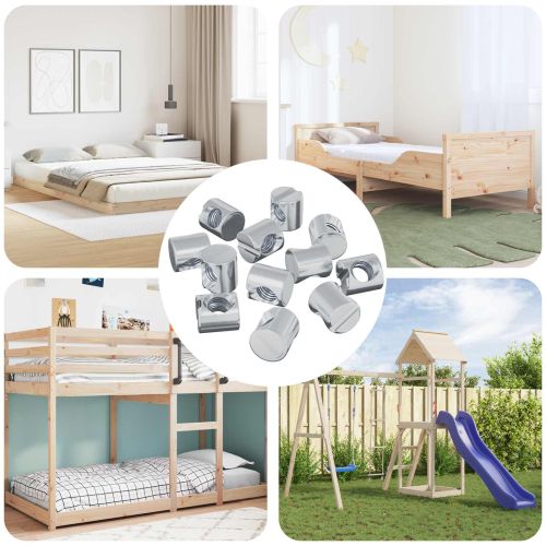 Винтови гайки 4500 pcs Сребрист M6 x 12 мм Метал