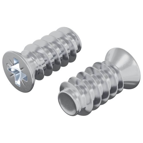Винт 2 pcs Сребрист M6 x 12 мм Желязо
