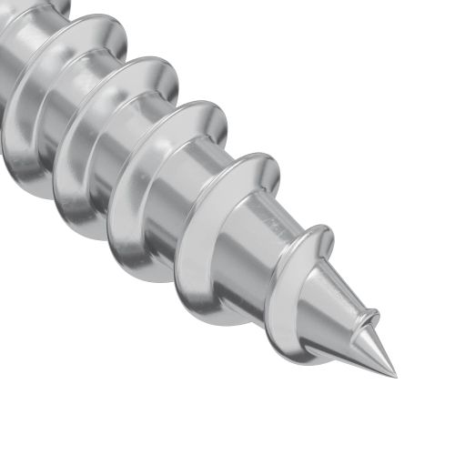 Дървен винт 2 pcs Сребрист M4 x 28 мм Желязо