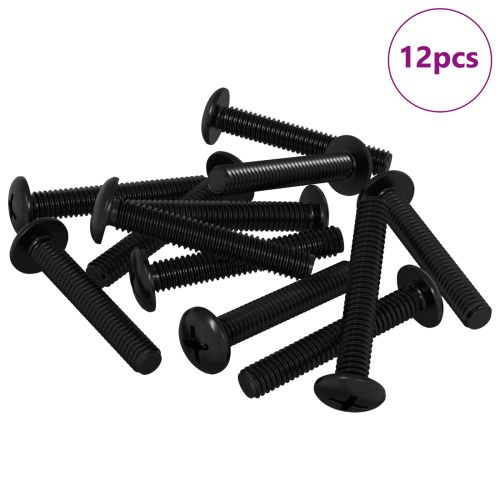 Винт 12 pcs Сребрист 5 x 30 мм Желязо