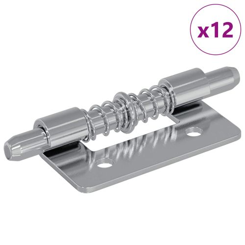 Ключалка 12 pcs Сребрист 46 x 17 x 1,2 мм Стомана