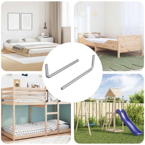 Хекс ключ 2 pcs Сребрист 20 x 52 мм Стомана