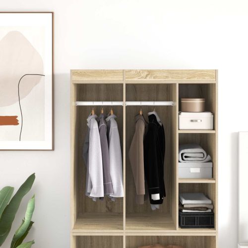 Тръба за дрешник 12 pcs Сребрист 371,5 x 15 x 29 мм