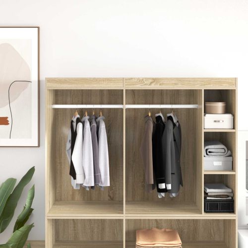 Тръба за дрешник 12 pcs Сребрист 864 x 15 x 29 мм