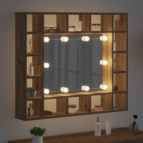 Огледални лампи 12 pcs Бяло 4.5 x 4.5 x 4.8 см Пластмаса