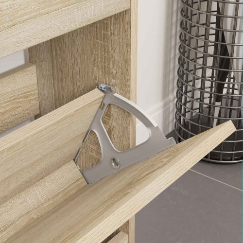 Панта за плъзгащ се шкаф 2 pcs Сребрист 235 x 155 x 30 мм