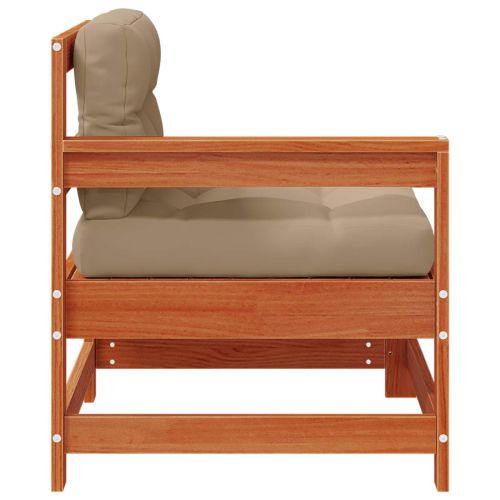 2 Брой Градинен ъглов диван Масивна борова дървесина