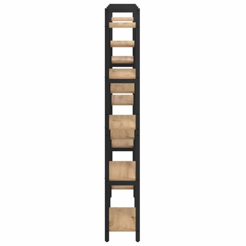 Рафт за книги Дъб 156 x 25 x 167 см Инженерно дърво