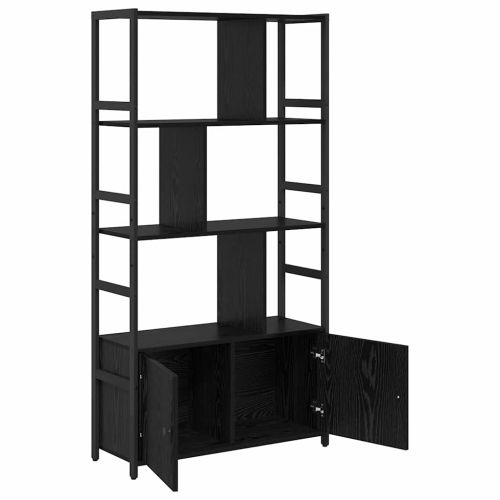 Рафт за книги Черния дъб 80 x 30 x 155,5 см Инженерно дърво