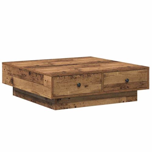 Масичка за кафе Старо дърво 90 x 90 x 28 cm Инженерно дърво