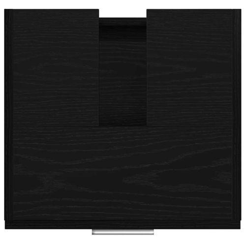 Шкаф за баня с рафт Черния дъб 40 x 37 x 59 cm Инженерно дърво