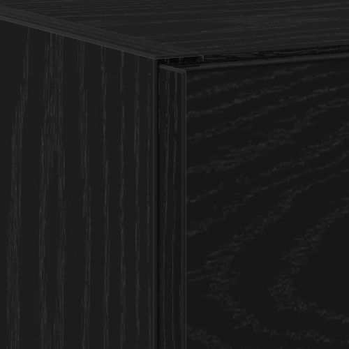 Шкаф за баня с рафт Черния дъб 40 x 37 x 59 cm Инженерно дърво