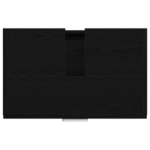 Шкаф за баня с рафт Черния дъб 59 x 37 x 59 cm Инженерно дърво