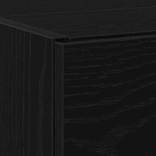 Шкаф за баня с рафт Черния дъб 59 x 37 x 59 cm Инженерно дърво