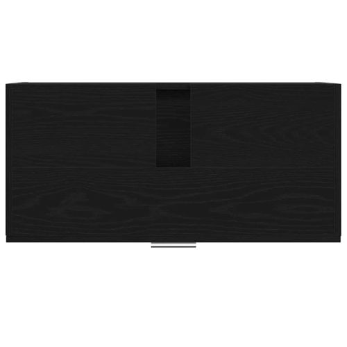 Шкаф за баня с рафт Черния дъб 78 x 37 x 59 cm Инженерно дърво