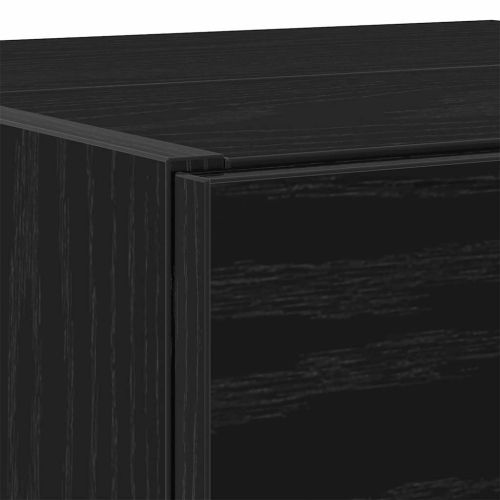 Шкаф за баня с рафт Черния дъб 78 x 37 x 59 cm Инженерно дърво